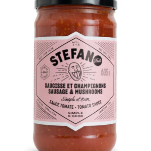 Stefano sauce saucisse et champignons