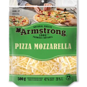 Pizza mozzarella rapé Armstrong