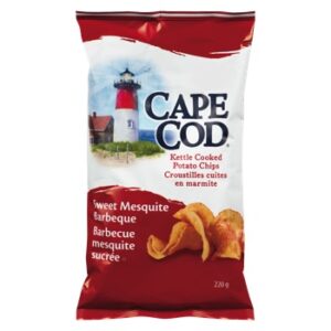 Croustilles au barbecue mesquite sucrée, Cape Cod 220 g