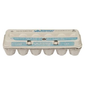 Oeufs gros blanc 12 un