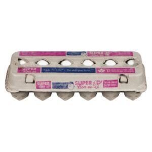 Oeufs blancs extra gros 12 un XL