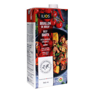 BOUILLON DE BOEUF BIOLOGIQUE ILIOS 946ML
