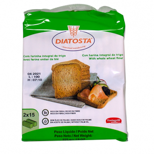 BISCOTTES BLÉ ENTIER Diatosta 225 g
