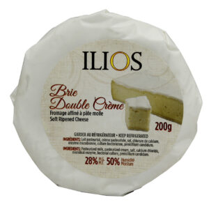 Fromage Brie double crème Ilios 200 G