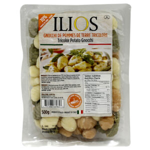 GNOCCHI DE POMMES DE TERRE TRICOLORE ILIOS 500G
