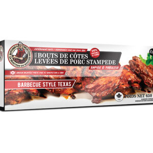 Bouts de côtes levées de porc stampede - Barbeque style Texas 680g