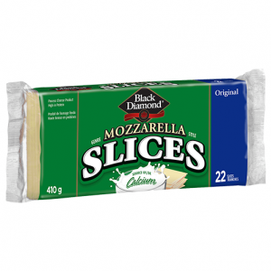 Fromage mozzarella originale en Tranches Black Diamond 410 G