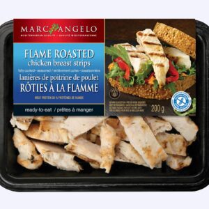 Lanières de poitrine de poulet rôties à la flamme Marc Angelo 200g