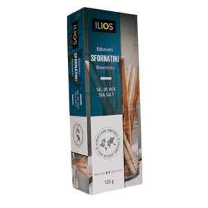 BÂTONNETS SFORNATINI - SEL DE MER ILIOS 120G