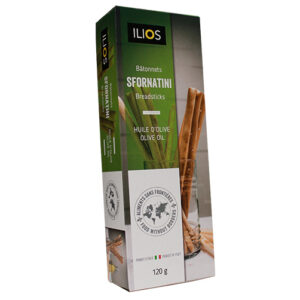 BÂTONNETS SFORNATINI - HUILE D’OLIVE ILIOS 120G
