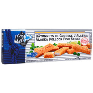 BÂTONNETS DE GOBERGE D'ALASKA MAREFINO 420G