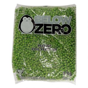 POIS VERTS SURGELÉS BELOW ZERO 2KG