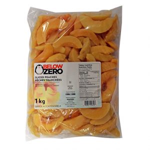 TRANCHES DE PÊCHES SURGELÉES BELOW ZERO 1KG