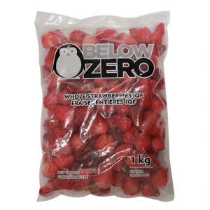 FRAISES ENTIÈRES SURGELÉES BELOW ZERO 1KG
