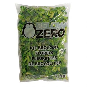 FLEURETTES DE BROCOLI SURGELÉES BELOW ZERO 2KG