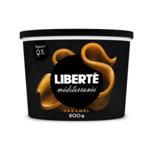Liberté Yogourt à saveur de caramel 9 %, Méditerranée 500 g