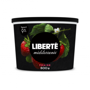 Liberté Yogourt aux fraises 9 %, Méditerranée 500 g