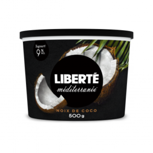 Liberté Yogourt à saveur de noix de coco 9 %, Méditerranée 500 g