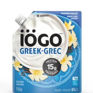 Iögo Yogourt à la vanille 0 %, Grec 750 g