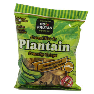 Croustilles de plantain naturellement sucré  SS Frutas 85 G