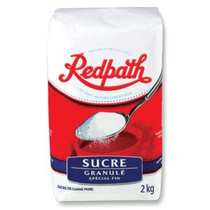 Sucre granulé fin Redpath 2 kg