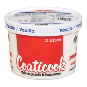 Coaticook Crème glacée à l'ancienne à saveur de vanille 2 L