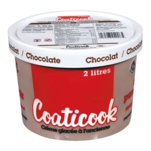 Coaticook Crème glacée à l'ancienne à saveur de chocolat 2 L