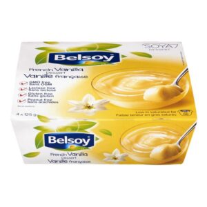 Belsoy Dessert de soja à la vanille française 4x125 g