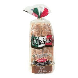 Pain de blé entier à 100 % tranché épais D'ITALIANO 675 G