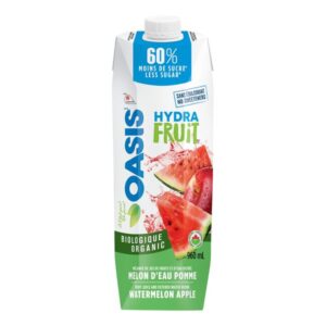 Oasis Breuvage de jus de fruits melon d'eau et pomme, Hydrafruit 960 mL