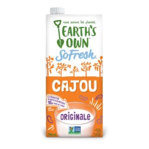 Earth's Own Boisson à la noix de cajou enrichie originale, So Fresh 946 ml
