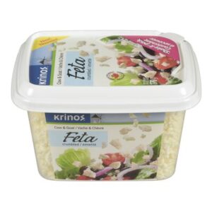 Fromage feta émietté au lait de vache et de chèvre Krinos 170 g