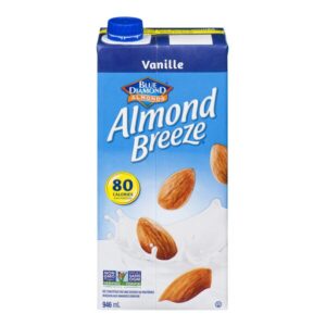 Blue Diamond Boisson non laitière à la vanille, Almond Breeze 946 ml