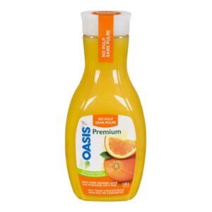 Oasis Jus d'orange sans pulpe, Premium 1,65 L