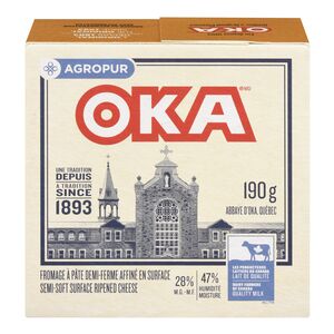 Fromage à pâte demi-ferme Oka Agropur 190 G