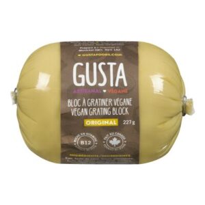 Gusta Bloc de fromage original végétalien à gratiner 227 g