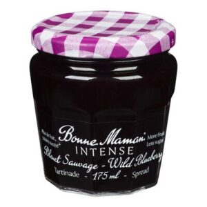 Bonne Maman Tartinade de bleuets sauvages, Intense 175 ml