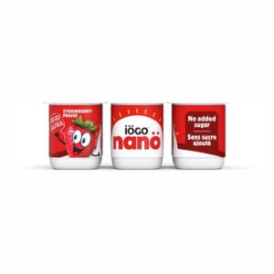 Iögo Yogourt 3,25 %  à saveur de fraise, Nano 6x60 g