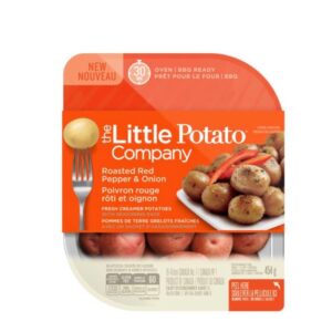 Pommes de terre grelots fraîches au piment rouge rôti et à l'oignon, Prêtes au Four 454 g