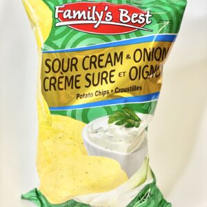 Croustilles Crème sure et Oignon Family's Best 130 G