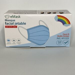 Masque Facial Jetable Bleu 50 MCX