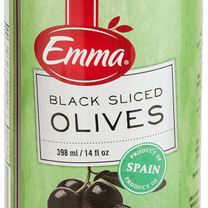 Olives noires tranchées Emma 398 ml