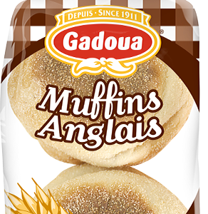 Gadoua Muffins anglais, blé entier 100 % 342 g