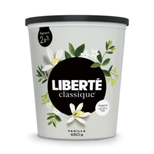 Liberté Yogourt à saveur de vanille 2,9 %, Classique 650 g