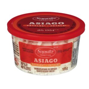 Fromage Asiago pétales Saputo 125g