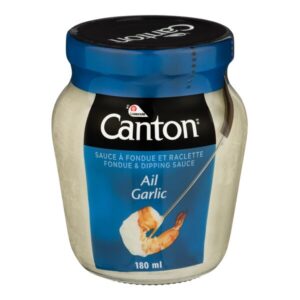 Sauce à fondue et raclette à l'ail, Canton 180 ml