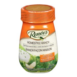 Vinaigrette et trempette ranch façon maison Renée's Gourmet 355 ml