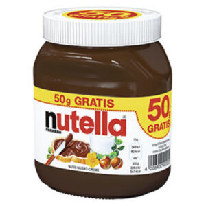 Nutella Tartinade aux noisettes avec lait écrémé et cacao 500g