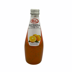 Breuvage aux graines de basilic saveur orange Real 290ml