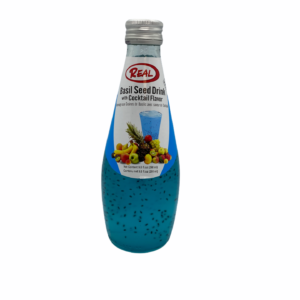 Breuvage aux graines de basilic saveur cocktail Real 290m